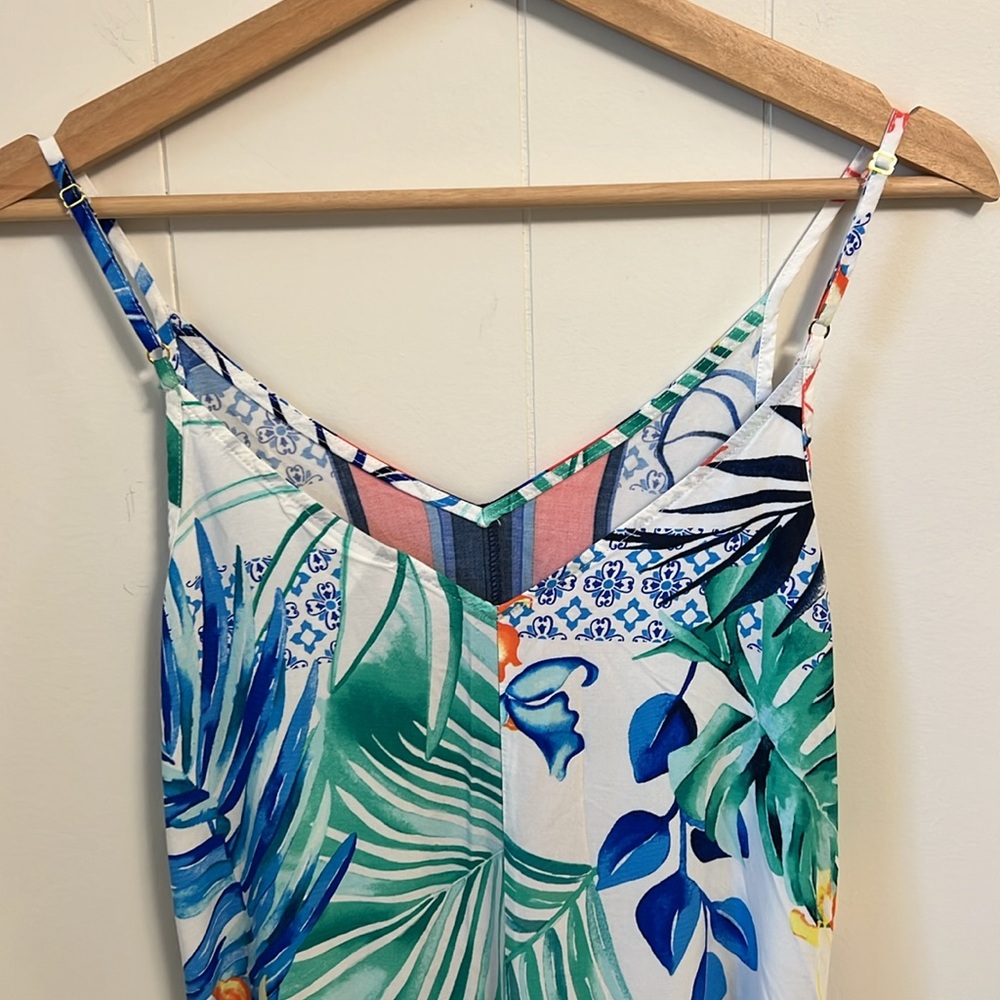 Tommy Bahama Palm Party Scarf Handkerchief Dress or Beach Pool Swim Cover Up XS - Picture 5 of 11